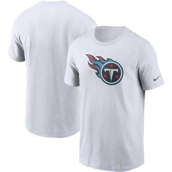 Men's Nike White Tennessee Titans Primetime Logo Essential T-Shirt
