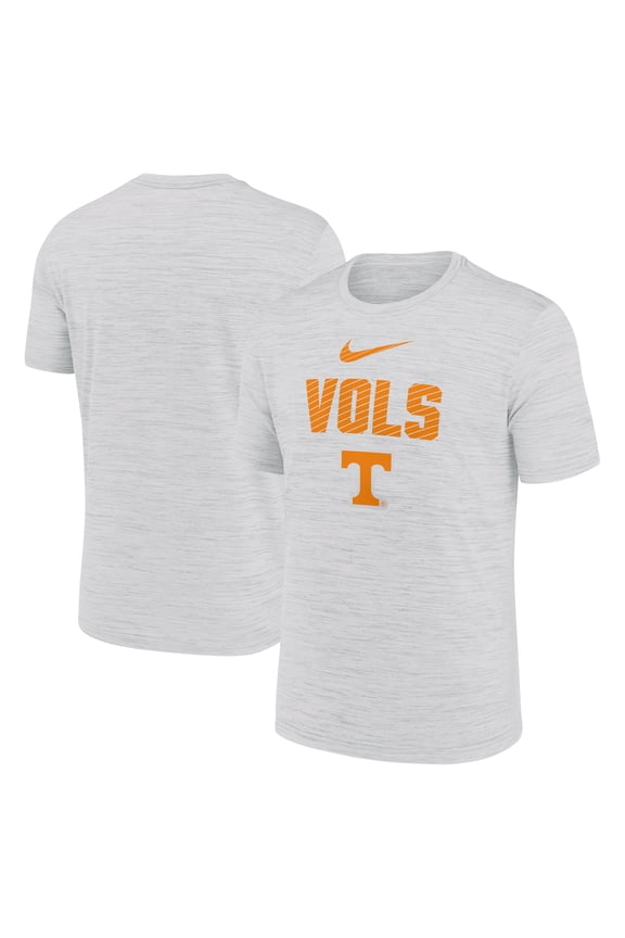 Men's Nike White Tennessee Volunteers Campus Slant Velocity Performance T-Shirt