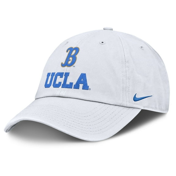 Men's Nike White UCLA Bruins 2025 Sideline Club Adjustable Hat