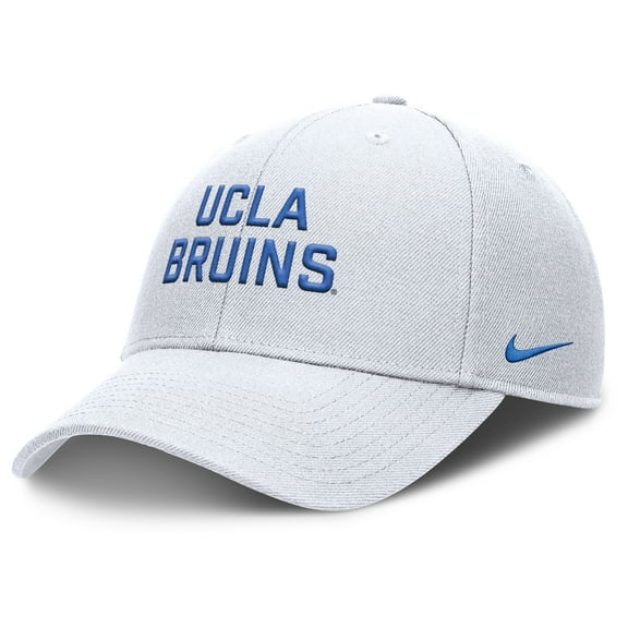 Men's Nike White UCLA Bruins 2025 Sideline Rise Practice Adjustable Hat