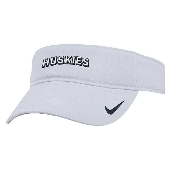 Men's Nike White UConn Huskies 2025 On-Field Ace Performance Adjustable Visor