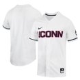 thumbnail image 1 of Men's Nike White UConn Huskies Replica Full-Button Baseball Jersey, 1 of 3