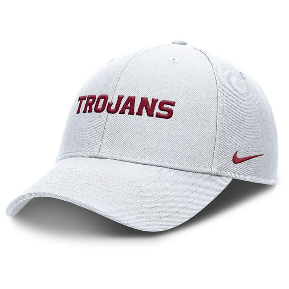 Men's Nike White USC Trojans 2025 On-Field Rise Performance Adjustable Hat