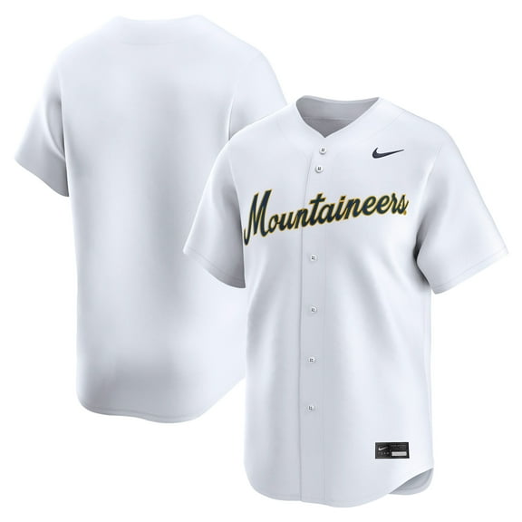 Men's Nike White West Virginia Mountaineers Baseball Limited Jersey