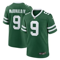 Men's Nike Will McDonald IV Legacy Green New York Jets Team Game Jersey