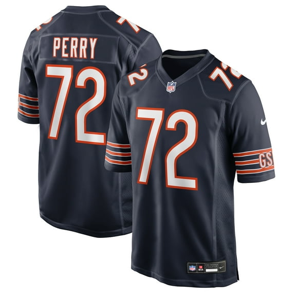 Men's Nike William Perry Navy Chicago Bears Game Retired Player Jersey