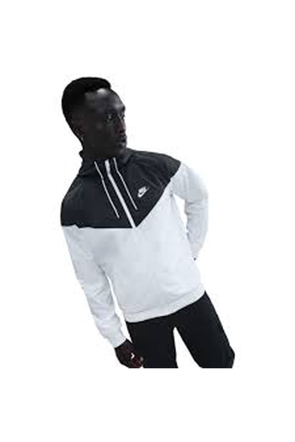 Men's Nike Windrunner (White/Black) 727324-133 Zip Up Jacket