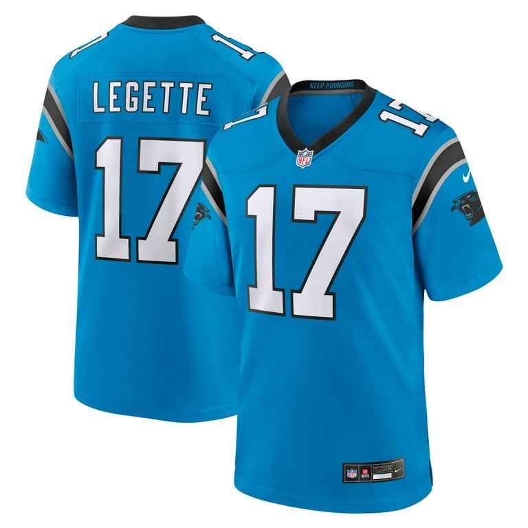 Men s Nike Xavier Legette Blue Carolina Panthers Alternate Game Jersey Walmart