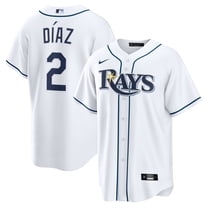 Men's Nike Yandy D-az White Tampa Bay Rays Home Replica Jersey