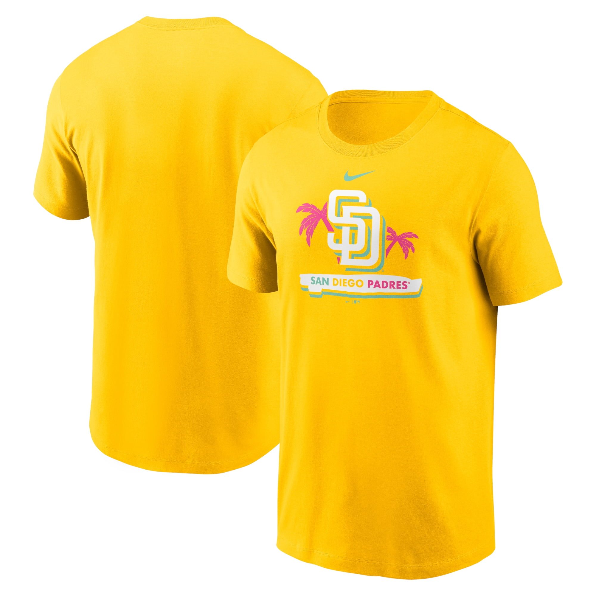 Men's Nike Yellow San Diego Padres 2022 City Connect Graphic T