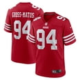 thumbnail image 1 of Men's Nike Yetur Gross-Matos  Scarlet San Francisco 49ers Team Game Jersey, 1 of 6