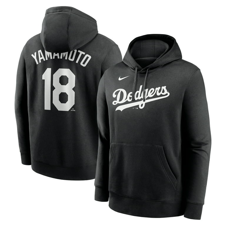 Men's Nike Yoshinobu Yamamoto Black Los Angeles Dodgers Player