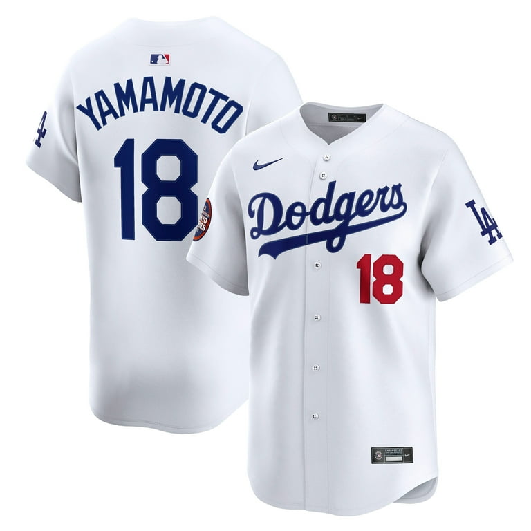 Men's Nike Yoshinobu Yamamoto White Los Angeles Dodgers 2025 MLB