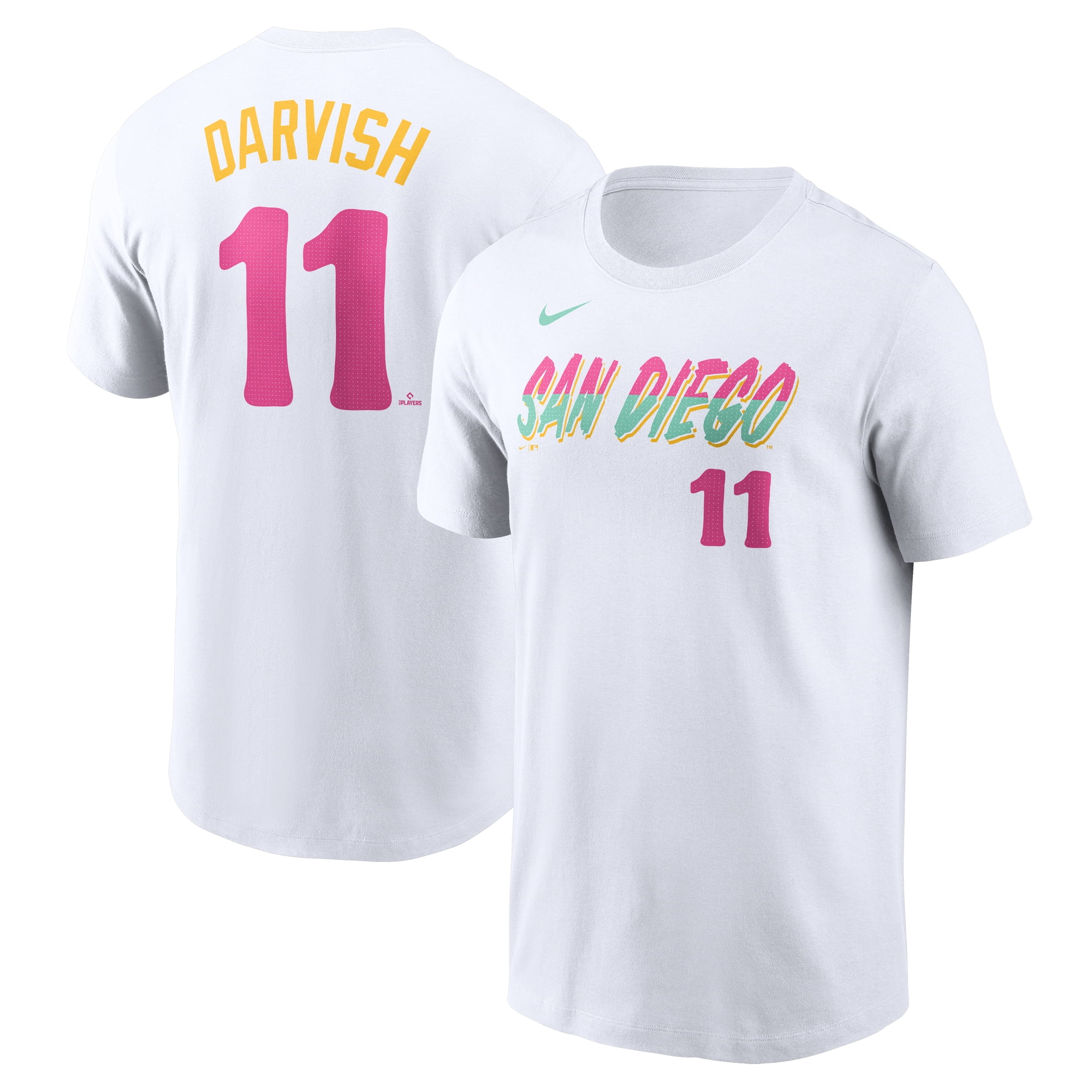 Men's San Diego Padres Yu Darvish Nike White Home Replica