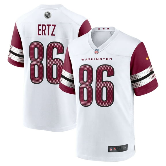 Men's Nike Zach Ertz White Washington Commanders Game Jersey