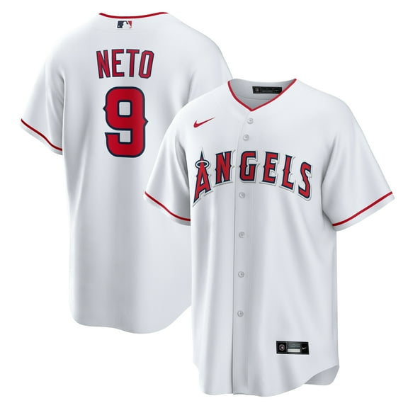 Men's Nike Zach Neto White Los Angeles Angels Home Replica Jersey