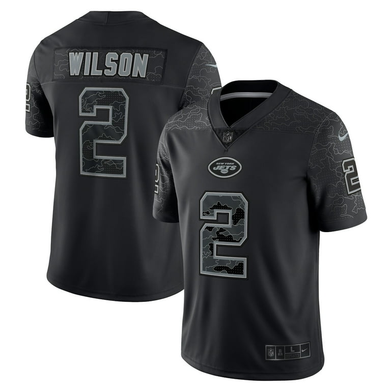 SOMECITY THE FINAL 支給ユニフォーム(XXL)上下セット Men's Nike Zach Wilson Black New York Jets RFLCTV Limited Jersey