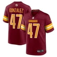 thumbnail image 1 of Men's Nike Zane Gonzalez  Burgundy Washington Commanders  Game Jersey, 1 of 3