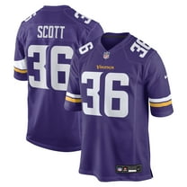 Men's Nike Zavier Scott Purple Minnesota Vikings Team Game Jersey
