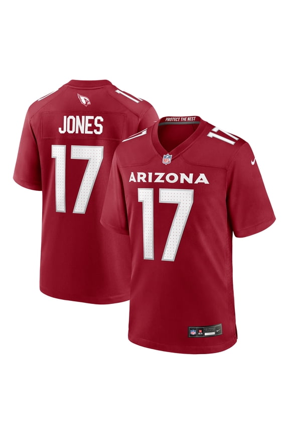 Men's Nike Zay Jones Cardinal Arizona Cardinals Team Game Jersey