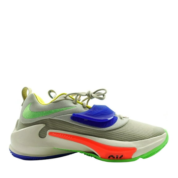 Men's Nike Zoom Freak 3 Lt Stone/Bright Crimson/Racer Bl-Grn Strike (DA0694 100) - 8