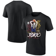 Mens Nikola Jokic Black Denver Nuggets Competitor T-Shirt