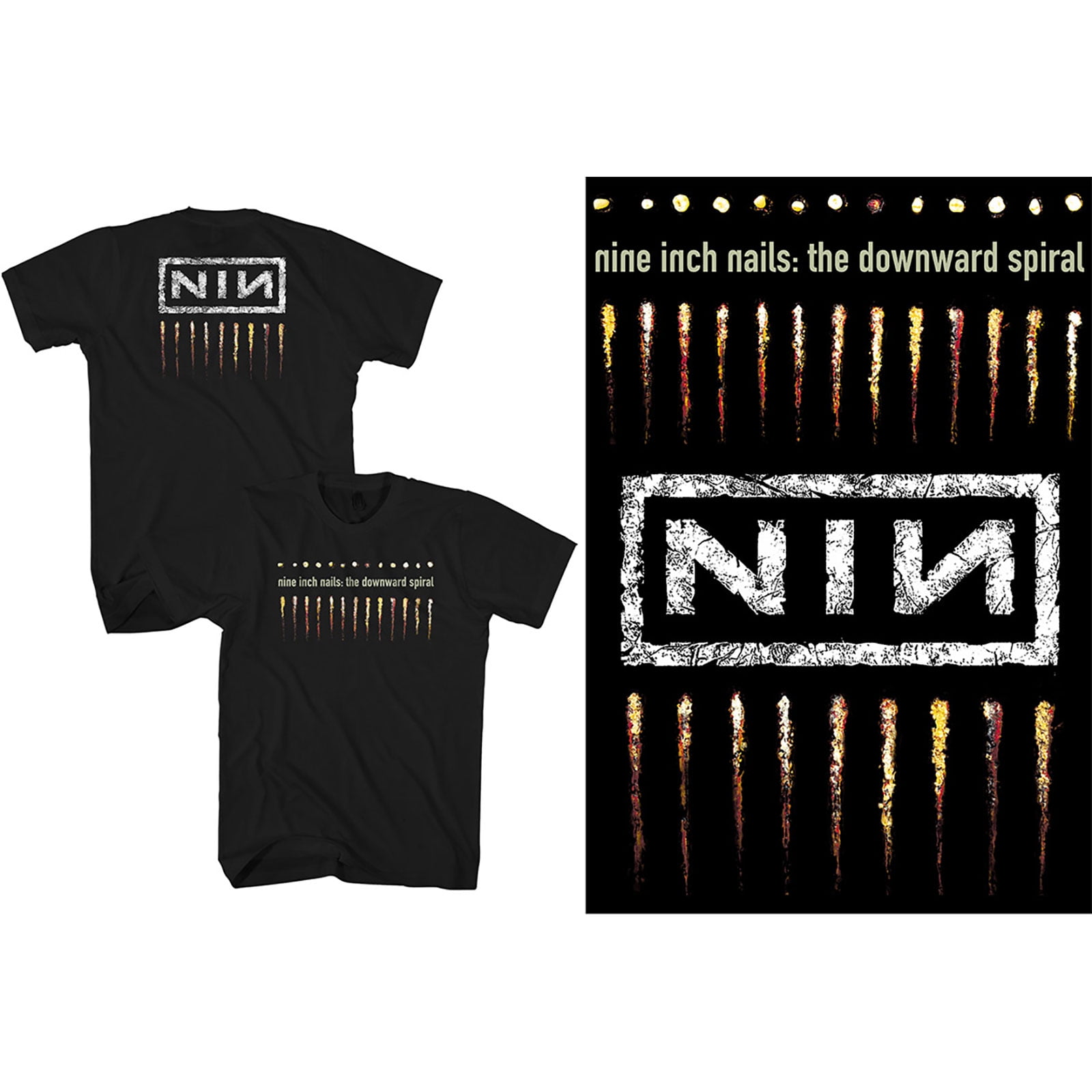 Nine Inch Nails INVERTED CROWD 公式Tシャツ　L INVERTED CROWD TEE - Nine Inch Nails Official Store