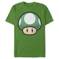 thumbnail image 1 of Men's Nintendo 1-Up Mushroom Portrait  Graphic Tee Kelly Green Medium, 1 of 4