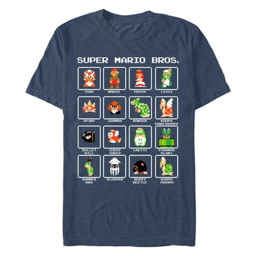 Men's Nintendo 8-Bit Characters  Graphic T-Shirt