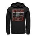 thumbnail image 1 of Men's Nintendo Always in Control  Pull Over Hoodie Black Medium, 1 of 3