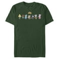 thumbnail image 1 of Men's Nintendo Animal Crossing Character Lineup  Graphic Tee Dark Green Medium, 1 of 4