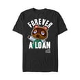 thumbnail image 1 of Men's Nintendo Animal Crossing Forever A Loan  Graphic Tee Black Small, 1 of 5