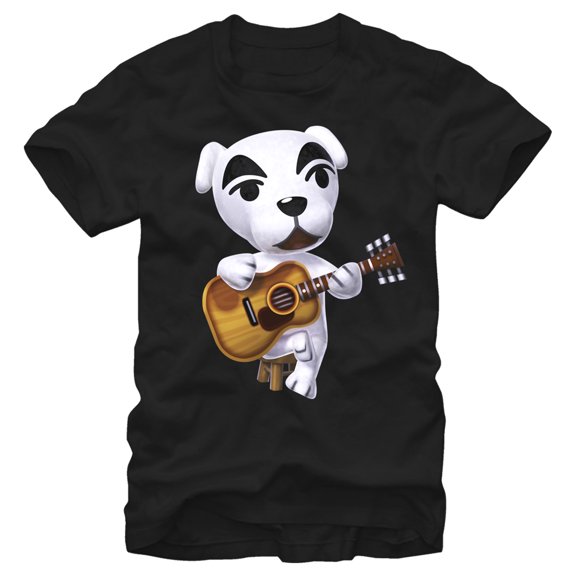 Men's Nintendo Animal Crossing K.K. Slider Graphic Tee Black Large
