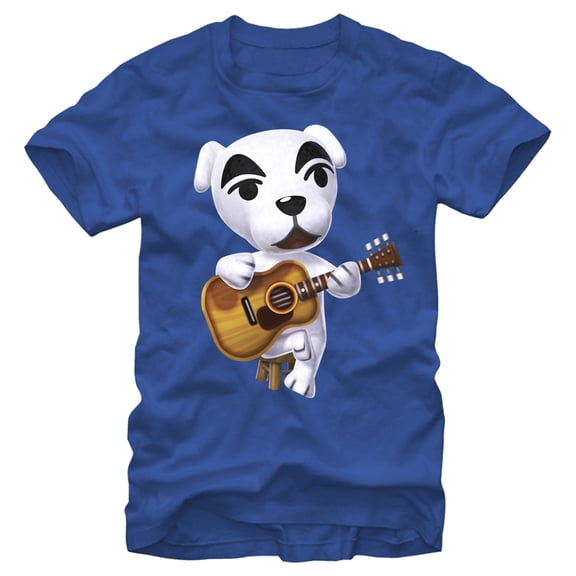 Men's Nintendo Animal Crossing K.K. Slider Graphic Tee Royal Blue 3X Large