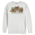 thumbnail image 1 of Men's Nintendo Animal Crossing Nook Family Portrait  Sweatshirt White 2X Large, 1 of 3