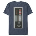 thumbnail image 1 of Men's Nintendo Big NES Controller  Graphic Tee Navy Blue Heather 2X Large, 1 of 3