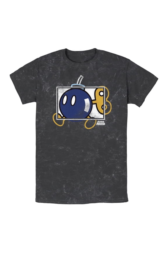 Men's Nintendo Bob-omb Box  Graphic T-Shirt