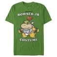 thumbnail image 1 of Men's Nintendo Bowser Jr. Costume Graphic Tee Kelly Green 2X Large, 1 of 4