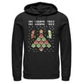 thumbnail image 1 of Men's Nintendo Christmas Mario Bros. Koopa Tree  Pull Over Hoodie Black Medium, 1 of 3