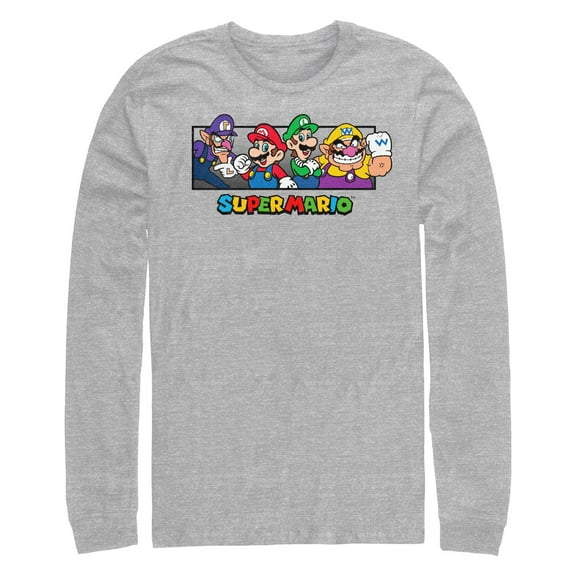Men's Nintendo Classic Crew  Long Sleeve Shirt