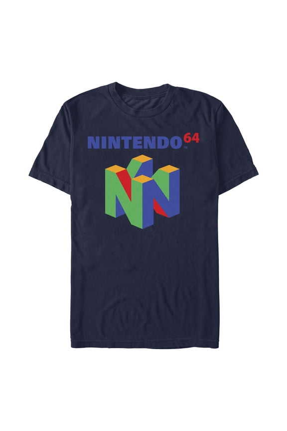 Men's Nintendo Classic N64 Icon  Graphic T-Shirt