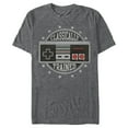 thumbnail image 1 of Men's Nintendo Classically Trained  Graphic Tee Charcoal Heather 3X Large, 1 of 5