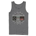 thumbnail image 1 of Men's Nintendo Classically Trained Tank Top Charcoal Large, 1 of 3