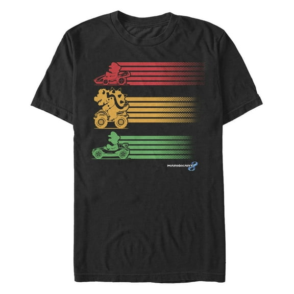 Men's Nintendo Color block Racers  Graphic T-Shirt