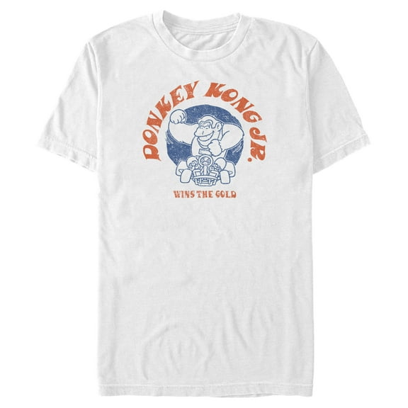 Men's Nintendo Distressed Wins the Gold  Graphic T-Shirt