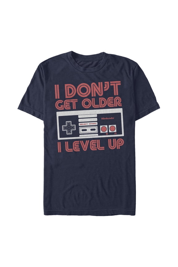Men's Nintendo Don't Get Older Level Up Graphic T-Shirt