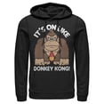 thumbnail image 1 of Men's Nintendo Donkey Kong Fist Pump  Pull Over Hoodie Black X Large, 1 of 3