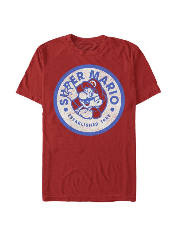 Men's Nintendo Established 1985 Badge Graphic T-Shirt