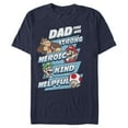 thumbnail image 1 of Men's Nintendo Father's Day Mario Dad Qualities  Graphic Tee Navy Blue 3X Large, 1 of 4