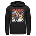 thumbnail image 1 of Men's Nintendo Flying Raccoon Mario Pull Over Hoodie Black 3X Large, 1 of 3